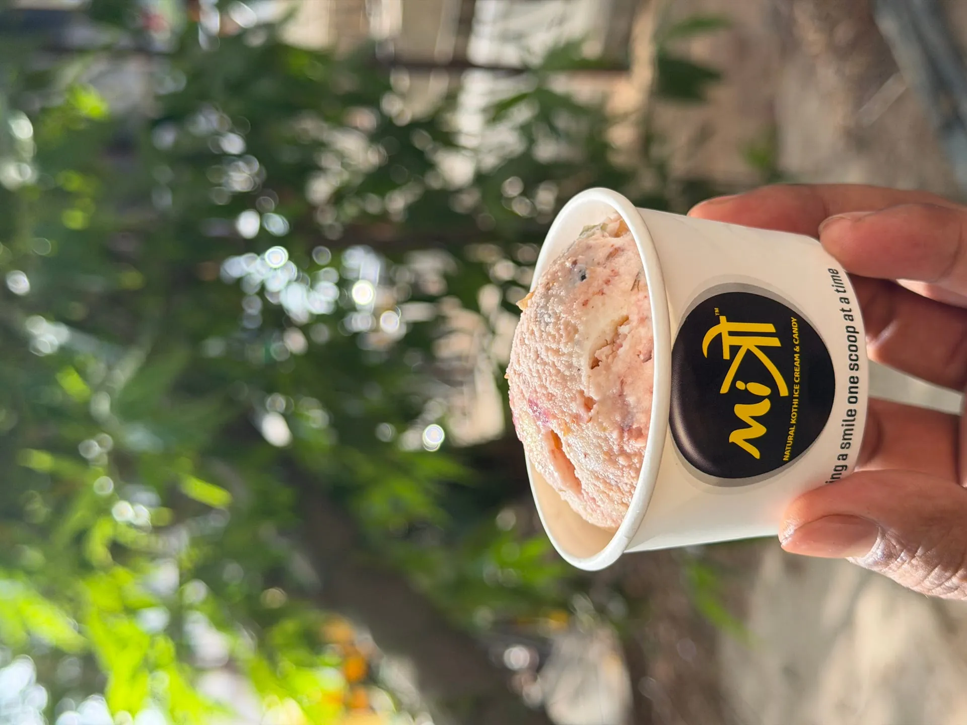mittro Icecream Cup in Hand